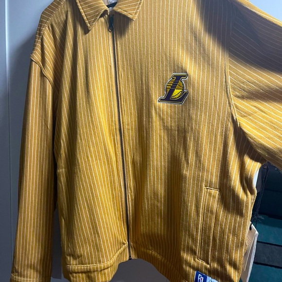 FairPlay 2xl lakers pin striped jacket. New never worn. - Picture 2 of 2